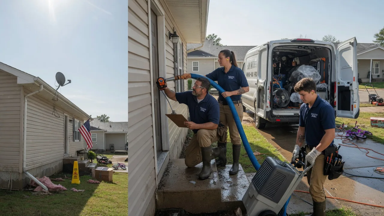 Ceiling Water Damage Restoration in Versailles, MO near me